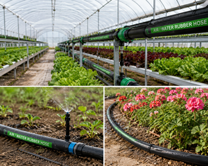 Tuyau d'irrigation agricole en caoutchouc robuste anti-âge et résistant aux UV, 300 PSI, prix d'usine en gros - Product Image 6