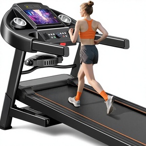 Nouveau Appareil d'Exercice Pliable Silencieux pour la Maison, Brûle-Graisse, Inclinable, avec Absorption des Chocs, Programmes d'Exercice et Suivi de Fréquence Cardiaque - Product Image 1
