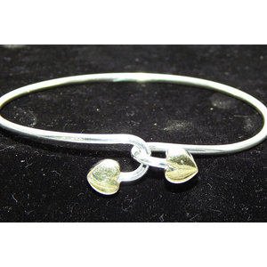 Bracciale Tiffany & Co. 925 in argento Sterling e oro 18k con cuori - Product Image 1