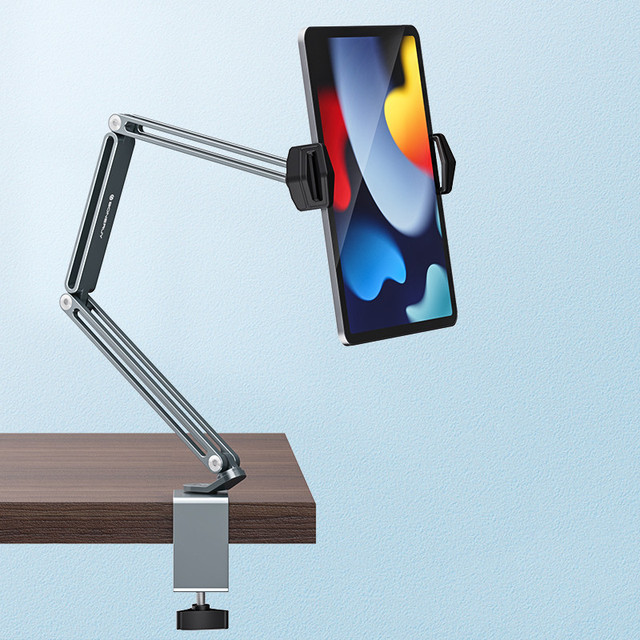 2022 New Boneruy Flexible Arm Clamp Clip Lazy Tablet Mobile Phone Stand Holder for Desk