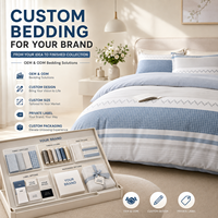 Ensemble de literie personnalisé OEM ODM, housse de couette personnalisée, linge de lit, broderie personnalisée, logo, motif, couleur, taille, literie à marque privée