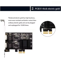 Adaptador de Red Realtek 8125B de Doble Puerto PCIe 3.0 100/1000M/2.5G RJ45, Tarjeta Ethernet LAN PCIe X1 de 8G/S, Interna