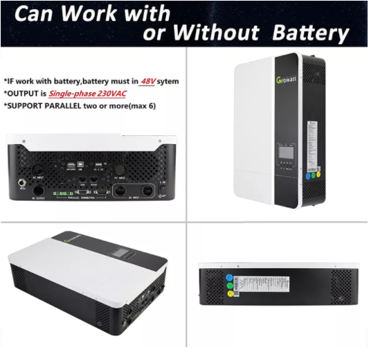 SPF 5000 3500 Hybrid Solar PV Inverter Off Grid 5kw 5kva