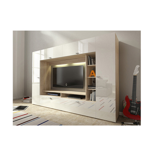 Living Room Furniture Bookcase DVD Space <strong>Tv</strong> Stand Living Room Cupboard <strong>Designs</strong> <strong>Tv</strong> Stand Wall <strong>Unit</strong> <strong>Designs</strong> \ Modern Wooden KD - Product Image 1