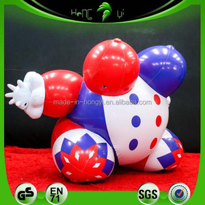 Costume de clown gonflable Hongyi à double couche, drôle, avec gros seins, en vente - Product Image 3