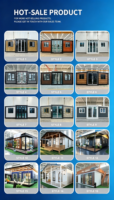Villas de luxe en conteneurs d'acier, maisons modulaires préfabriquées, installation rapide, cabanes de vacances mobiles pour hôtels et parcs de loisirs