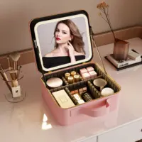 GLAM VISTA 2 Layer Makeup Box, Vanity Box, Cosmetic Box