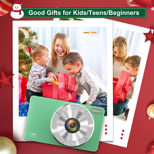 Petits appareils <span class=keywords><strong>photo</strong></span> instantanés <span class=keywords><strong>Appareil</strong></span> <span class=keywords><strong>photo</strong></span> autofocus 13MP 4K avec carte 32 Go et flash LED intégré, le meilleur <span class=keywords><strong>appareil</strong></span> <span class=keywords><strong>photo</strong></span> <span class=keywords><strong>compact</strong></span> cadeau de Noël - Product Image 2