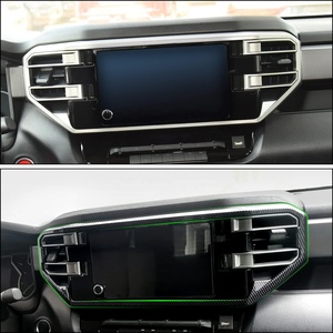 กรอบครอบช่องแอร์กลางสำหรับรถยนต์ TOYOTA TUNDRA ปี <span class=keywords><strong>2022</strong></span>+ รุ่น Spedking Hot Products Center Middle Air Vent AC Outlet <span class=keywords><strong>Frame</strong></span> Trim Cover - Product Image 6