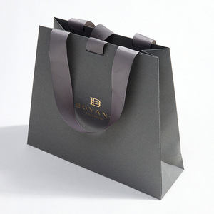 Bolsas de Regalo de Joyería de Papel de Compras de Lujo Reutilizables con Impresión Personalizada Boyang - Product Image 4