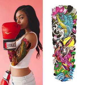 Maquillage Body Art Sexe Femmes <span class=keywords><strong>Tatouage</strong></span> Autocollant Plein Bras <span class=keywords><strong>Tatouage</strong></span> Temporaire Grand - Product Image 1