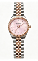 Nouvelle arrivée, montre élégante, cadran en nacre, moissanite, montre pour femme, 32 mm, boîtier en acier inoxydable, montres à quartz japonaises
