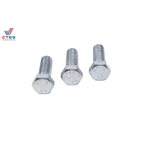 Electro Galvanized Grade 8.8 Structural Hex <b>Bolt</b> Carbon Or Stainless Steel Made In Vietnam SS304 Zinc Plated - Product Image 2