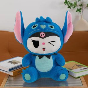 Venta al por Mayor de Peluches de <span class=keywords><strong>Lilo</strong></span> y Stitch, Lindos y Kawaii, de 40-60 cm, Muñecos de Peluche de Anime con Relleno de Algodón PP - Product Image 1