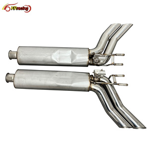 Для mercedes Benz g wagon G Class W464 AMG G63 G500 G550 Upgrade выхлопная 304 из нержавеющей стали с B Word - Product Image 1