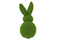 Sculpture d'animal lapin en résine de polystyrène en fibre de verre de taille personnalisée, accessoires de pop, lapin en résine, décoration de Pâques