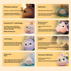 หุ่นยนต์ AI รุ่น LOVIPEER คอมแพนเดียน ลอวี บีนแบ็ก ดีพซีค สมาร์ท ดอลล์ ตุ๊กตาผ้าพลัฌ ของเล่นแบบโต้ตอบได้ พร้อมกล่องสุ่ม - Product Image 3