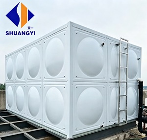 ถังเก็บน้ำไฟเบอร์กลาส FRP ทรงสี่เหลี่ยม ขนาด 1~200 ลูกบาศก์เมตร น้ำหนักเบา ป้องกันการรั่วซึม พร้อมบริการ OEM สำหรับระบบรวบรวมน้ำฝน - Product Image 2