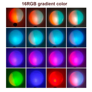 Lampada di proiezione al <span class=keywords><strong>tramonto</strong></span> a triangolo regolabile di vendita calda lampada a luce di <span class=keywords><strong>tramonto</strong></span> a Led in lega di alluminio a cambiamento di colore - Product Image 4