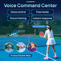 Máquina Lanza Pelotas de Tenis SHAREWELL SW-T7 Pro con Control por Voz IA, Compartición de Datos Remota, 100 Pelotas, Metálica