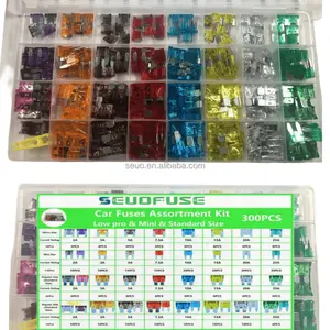 Assortment Kit Standard/Mini Auto 1-40A Assorted a Puller fuse tap automotriz fusibles for truck auto fuse box