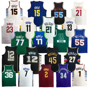 2025 <span class=keywords><strong>Kevin</strong></span> <span class=keywords><strong>Durant</strong></span> #35 Baloncesto Jersey PHX <span class=keywords><strong>1</strong></span> Devin Booker City Edition Cosido Púrpura Negro Turquesa Ropa de baloncesto - Product Image 2