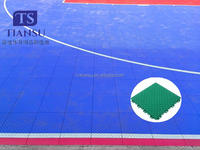 Ineinandergreifende Outdoor-Sport boden matte PP Kunststoff Keramik fliesen Gummi für Fußball Fußball Tischtennis Basketball