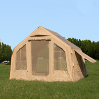 Nouvelle tente de camping gonflable Oxford en toile quatre saisons 2025, grande capacité, ouverture rapide automatique, installation facile pour usage extérieur
