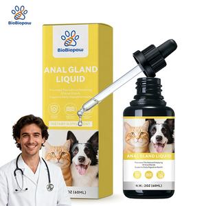 Tetes Kelenjar Anal Anjing Kucing 60ml Membantu Pencernaan Mendukung Formula Veteriner Cairan Kelenjar Anal untuk Suplemen Kesehatan Anjing Kucing - Product Image 1