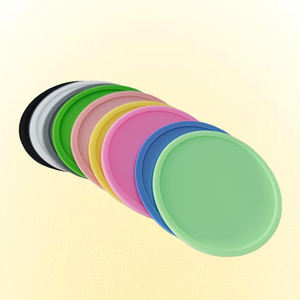 Food Grade <b>Silicone</b> Round Cup Coaster Custom Logo Non Slip Heat Resistant Waterproof For Home Kitchen Bar Coffee Shop Use - Product Image 2