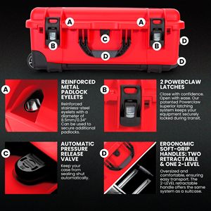 Étui de transport rigide en plastique EVA imperméable personnalisé, échantillon gratuit, pour commutateur Wifi, accessoires de stockage d'équipements électroniques, housse de protection - Product Image 4