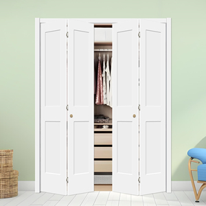 Us Local Stock Bi <span class=keywords><strong>Porte</strong></span> intérieure <span class=keywords><strong>pliante</strong></span> <span class=keywords><strong>2</strong></span> panneaux Noyau solide <span class=keywords><strong>en</strong></span> bois Mdf Placard Intérieur <span class=keywords><strong>Porte</strong></span> <span class=keywords><strong>pliante</strong></span> avec poignées de <span class=keywords><strong>porte</strong></span> pliantes - Product Image 1