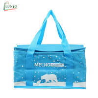 Sac isotherme réutilisable en tissu Oxford 300D, grand format, personnalisé avec logo, pour le stockage alimentaire et la promotion (vente en gros)