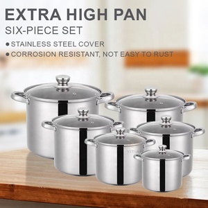 Sıcak satış paslanmaz çelik amerikan tarzı ekstra uzun boylu Pot seti pişirme vapur tencere tencere setleri - Product Image 2