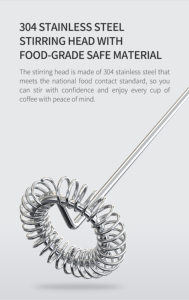Mousseur à lait <span class=keywords><strong>kit</strong></span> en aluminium Mnanofoamer maker logo portable puissant et fouet chauffant 3 en 1 mélangeur électrique mousseur à lait <span class=keywords><strong>sans</strong></span> fil - Product Image 6