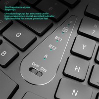 Vente directe usine : Ensemble clavier et souris ergonomique bimodal, étanche, rechargeable, avec repose-poignets silencieux pour ordinateur de bureau