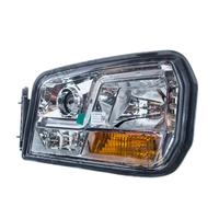 DZ96189722010 Conjunto de Faro Delantero Izquierdo Original SHACMAN con LED DRL para Camiones Pesados X3000 X6000 H3000, Repuestos de Faros