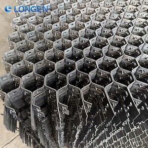 Grille hexagonale expansée en acier inoxydable pour four industriel, modèle 0325, origine Anping, en stock - Product Image 1