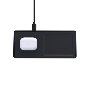 Khay Phụ Kiện Sạc Không Dây 15W Catch 3, Khay Phụ Kiện Sạc Không Dây Bằng Da PU - Product Image 1