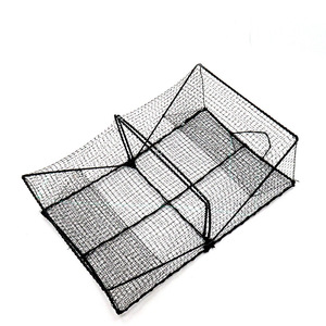 60*40*22cm Square Crab/<strong>Lobster</strong>/Fish <strong>Pot</strong> Netting Spring Folding Steel Crab Cage <strong>for</strong> <strong>Sale</strong> - Product Image 2