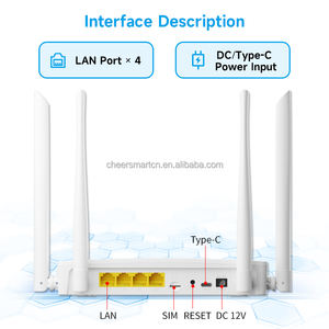 Router Inalámbrico ChiWay en Oferta, Router LTE <span class=keywords><strong>con</strong></span> Ranura para Tarjeta SIM, Router <span class=keywords><strong>Wifi</strong></span> Estándar de 300 Mbps, Router 4G <span class=keywords><strong>con</strong></span> Tarjeta SIM, CPE 4 LAN Italia - Product Image 3