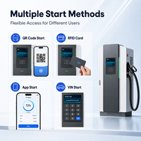 Chargeur rapide DC à double connecteur 400kW 480kW CCS2 GB/T OCPP, station de recharge intelligente pour flotte commerciale et projets de hubs routiers