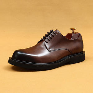 Chaussures décontractées de bureau en cuir véritable faites à la main de haute qualité, respirantes, imperméables, à enfiler, à tige haute - Product Image 1