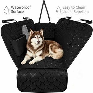 Housse de siège auto imperméable pour chien, coussin de protection pour animal de compagnie, tapis rigide pour siège arrière, housse de siège auto en cuir pour chien pour siège arrière - Product Image 6