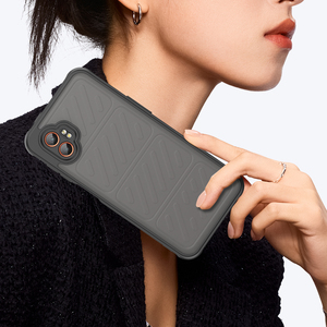 Funda de teléfono con sensación de piel mate TPU translúcida de <span class=keywords><strong>4</strong></span> esquinas a prueba de golpes para <span class=keywords><strong>Samsung</strong></span> <span class=keywords><strong>Galaxy</strong></span> <span class=keywords><strong>Xcover</strong></span> 7 - Product Image 3
