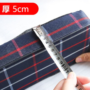 Cojín para silla de ruedas de 5 cm de grosor con diseño a cuadros para un apoyo cómodo al sentarse - Product Image 1