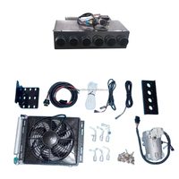 Compresseur de voiture 12 volts véhicule sous le tableau de bord ac kit système électrique 24V 12 v climatisation universelle