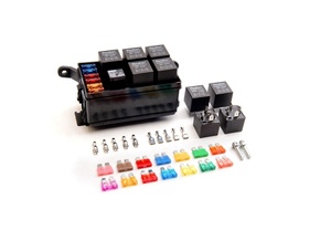 6 forma <span class=keywords><strong>de</strong></span> <span class=keywords><strong>caja</strong></span> 6 ranura ATO ATC hoja fusible automático bloque soporte - Product Image 3
