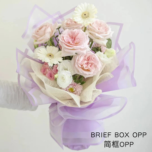 Papier d'emballage transparent en cellophane OPP pour bouquets DIY, vente en gros, approvisionnement transfrontalier - Product Image 5