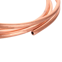 Bobine flexible de crêpe de tuyau de laiton et de cuivre pour le tube capillaire de réfrigérateur de climatiseur